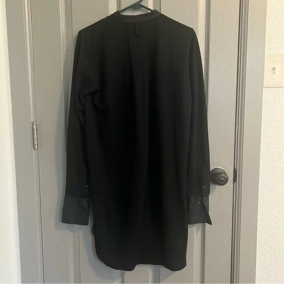 Ralph Lauren Black Wool Shirt mini Dress or Tunic - Picture 9 of 9